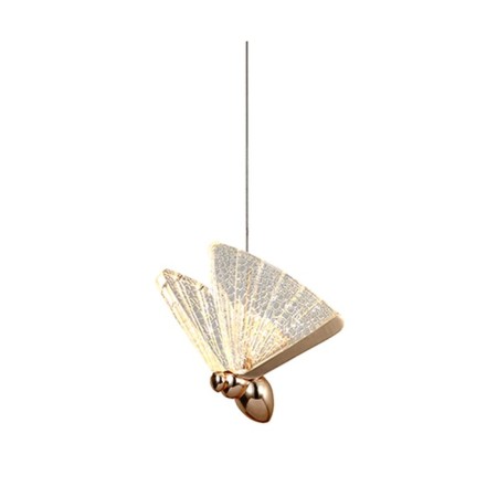 Suspension "Butterfly", size 22x16x200 cm, 8W, LED, 3000K-1