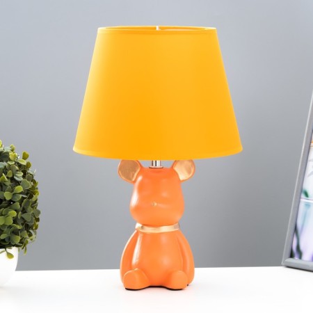 Table lamp "Bear" E14 40W orange 22.5x22.5x33.5 cm Risalux