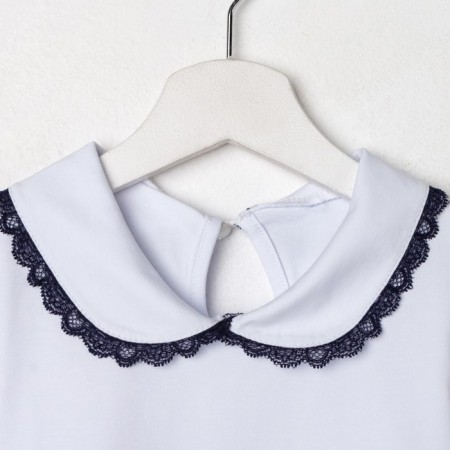School blouse for a girl, white color, height 128-3