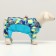 The overalls printed with the lock on the back, size 8 (DS 23 cm, og 30, Osh 22 cm), blue