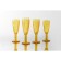 The glass of the Bosphorus, 160 ml, 7 × 7 × 20 cm, yellow color,