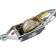 Manual winch Kraft KT705012, with a double ratchet mechanism, 3 tons, 3.6 m, 2 hooks