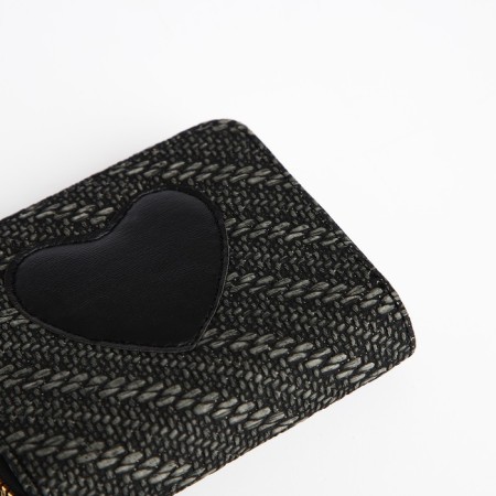 Children's wallet with lightning, black color-2