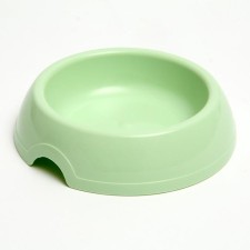 A bowl for cats and dogs 14.5 x 3 cm, 0.2 l, light green