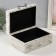 Casket wood to the leatherette "stone" 24x16x10.3 cm