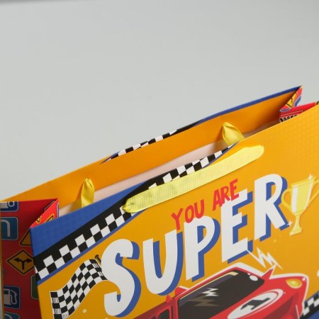 Gift Laminated Horizontal Package, Packaging, You Are Super, M 30 x 26 x 9 cm-3