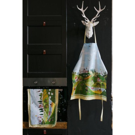 Apron "Ethel: Tuscany" 70x60 cm, 100% cotton, sarzha 190 g/m²-3