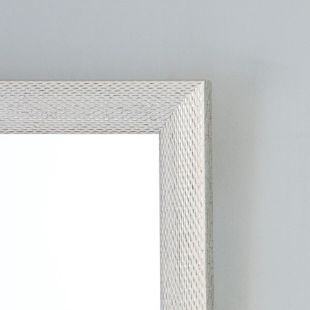 Wall mirror, rectangular white 38.8x68.8x2.5cm-1