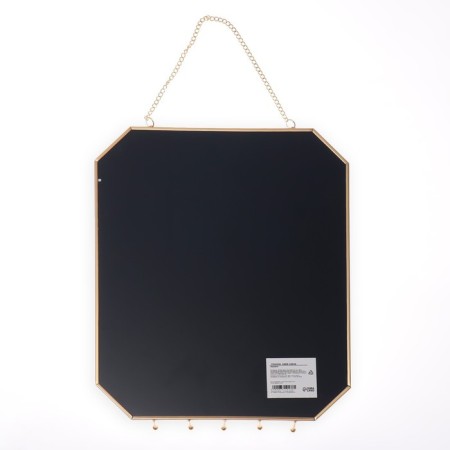 Wall mirror "geometry", mirror surface 24.3 × 29.4 cm, golden color-4