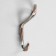 Hook furniture tundra TKT008, three -rod, copper