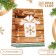 Laminated "gift" 11.5 x 14.5 x 6 cm