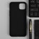 Case for iPhone 14 Plus, silicone, matte, black