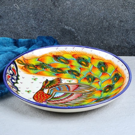 Largan Rishtan ceramics "Firebird" 28 cm, mix-12
