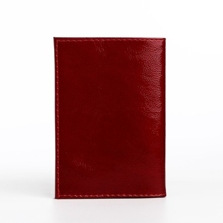 Cover for passport, burgundy color-1