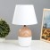 Assida E14 table lamp 40W white 22x22x36 cm Risalux