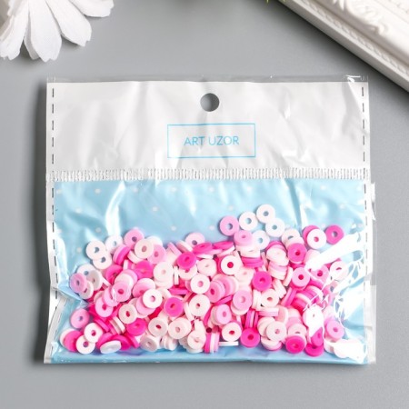 Beads for PVC Creativity "Rose Rose" set ≈ 330 pcs 0.1x0.6x0.6 cm-2