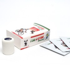 Set of hemostop gel 13.5*18.5 cm, 5 pcs. and bandage self-fixed pyha-haft 6cm * 4m