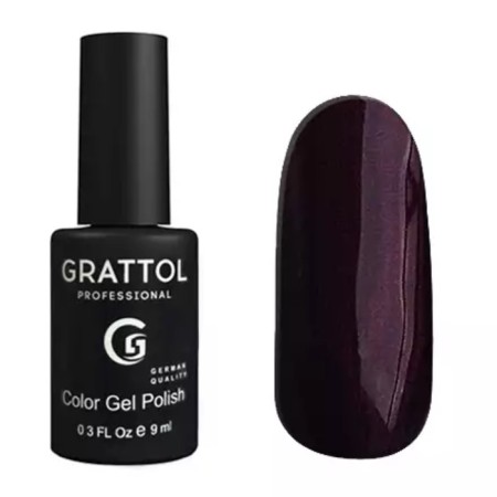 Garattol Color Gel Polish, No. 093 Dark Sangria, 9 ml