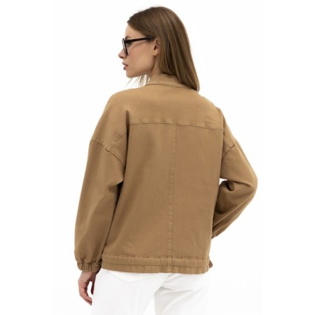 Women's jacket Eliseeva Olesya, size 58, beige color-1