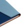 Organizer, A5, 140 sheets, cage, cover of the leatherette "style", blue
