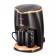 Coffee machine KitFort KT-7399, Capilny, 450 W, 0.25 L, black-orange
