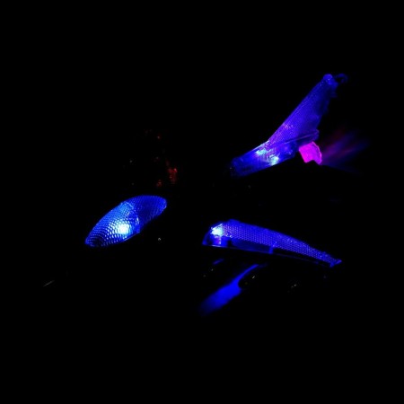 Aircraft "Fighter", on batteries, light, sound, green-4