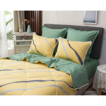 A set with a blanket "Bernadett No. 41", size 150x210 cm, 180x230 cm, 50x70 cm - 2 pcs-1