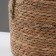 Kashpo wicker "Kenya" cylinder with handles, 21.5x21.5x18.8 cm, natural