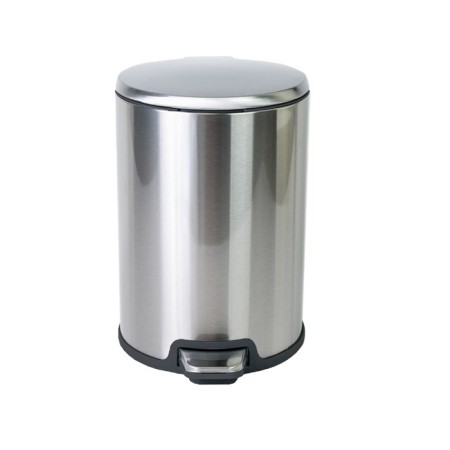 Primanova cigo bin with pedal and lid, 12 l, color chromium
