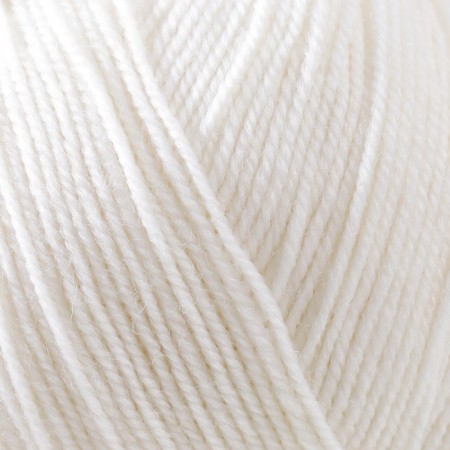 The yarn "Australian Merinos" 95%Merinos. wool, 5% acrylic volume 400m/100g (01-white)-4