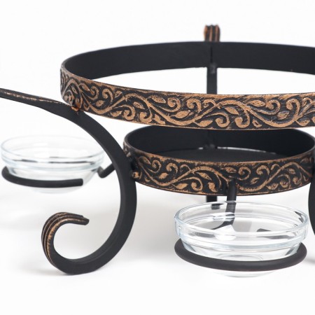 Saj stand forged "Silk Road" with sucks, 25 cm-1