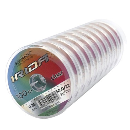 Namazu Irida, l = 100 m, d = 0.35 mm, test = 10.00 kg, transparent, packaging 10 pcs.