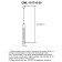 Suspended lamp Borgia LED 6400K 20W