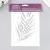 Plastic stencil "branch" 24x16 cm