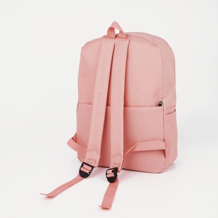 Set of a youth backpack from textiles, chopper, pencil case, bag, pink color-2