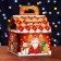 Gingerbread gift box 16 x 16 x 22 cm