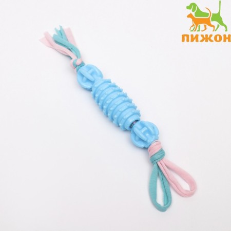 A toy-leaf on a rope with balls "videos", mix of flowers
