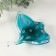 Suvenir Glass "Skat with points" under Murano glass 13.5x13.8x4 cm