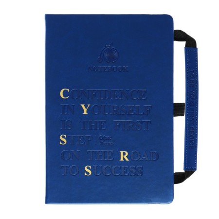 The diary is low, the PVC cover, A5, 140 sheets, cage, elastic band, "office", mix-1