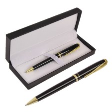 Handle Gift Ballic Calligrata, in the leatherette case, rotary black with gold