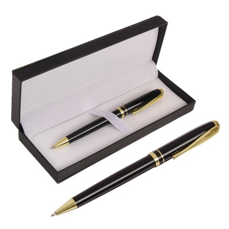 Handle Gift Ballic Calligrata, in the leatherette case, rotary black with gold