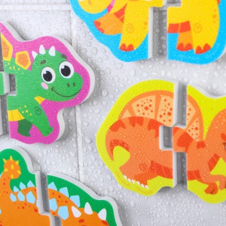 Soft puzzle for kids "dinosaurics", 10 puzzles, crumb I-5