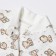 Baby blouse, beige color/bears, height 56 ​​cm