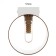 Alpine lamp 1xLED 2W 4000K IP66 coffee 9x11x15 cm