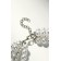 The necklace with pearls "Diana", 4 threads, d = 0.8, the color is white, 40 cm