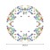 The tablecloth on the table is “simple and beautiful”, round, Saten, d = 150 cm