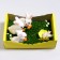 Easter decor "Bunnies on the grass" 24 × 19 × 11 cm
