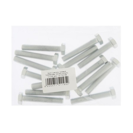 Bolt "Tundra Krep", with a hexagonal head, galvanized, Din933, M12x70 mm, 1 kg-3