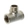 The Valtec tee, 1/2 ", internal/outer/internal thread, nickel -plated brass