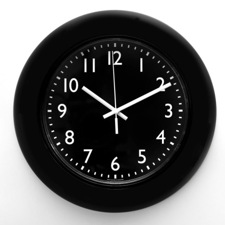 Watch walls, series: classic, D-30 cm, black